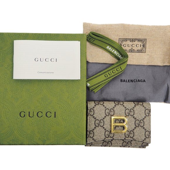 Gucci GUCCI x BALENCIAGA Hacker Project Mini 681700 Trifold Wallet Collaborat... - Picture 10 of 10